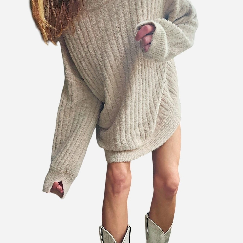 Cozy Oversized Teddy Sweater